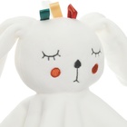 Комфортер - игрушка для сна новорожденных, Крошка Я «Зайка Бонни», погремушка, прорезыватель, белый - Фото 7