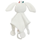 Комфортер - игрушка для сна новорожденных Крошка Я «Зайка Бонни», погремушка, прорезыватель, белый - Фото 8