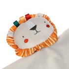 Комфортер - игрушка для сна новорожденных Крошка Я «Львенок Леон», погремушка, прорезыватель, серый - Фото 11