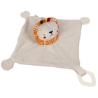 Комфортер - игрушка для сна новорожденных Крошка Я «Львенок Леон», погремушка, прорезыватель, серый - Фото 4