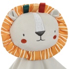 Комфортер - игрушка для сна новорожденных, Крошка Я «Львенок Леон», погремушка, прорезыватель, серый - Фото 7