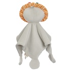 Комфортер - игрушка для сна новорожденных Крошка Я «Львенок Леон», погремушка, прорезыватель, серый - Фото 7