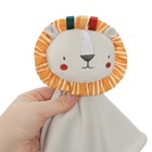 Комфортер - игрушка для сна новорожденных Крошка Я «Львенок Леон», погремушка, прорезыватель, серый - Фото 8