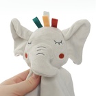 Комфортер - игрушка для сна новорожденных, Крошка Я «Слоник Эли», погремушка, прорезыватель, серый - Фото 10