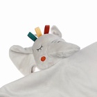 Комфортер - игрушка для сна новорожденных Крошка Я «Слоник Эли», погремушка, прорезыватель, серый - Фото 11