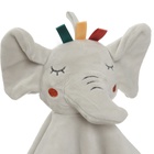 Комфортер - игрушка для сна новорожденных Крошка Я «Слоник Эли», погремушка, прорезыватель, серый - Фото 6