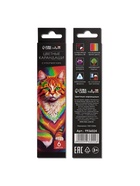 Карандаши Calligrata, цветные, 6 цветов, супермягкие, диаметр грифеля 3 мм, 5B - Фото 8