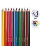 Карандаши Calligrata, цветные, 18 цветов, супермягкие, диаметр грифеля - 3 мм, 5B - Фото 3