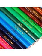 Карандаши Calligrata, цветные, 18 цветов, супермягкие, диаметр грифеля - 3 мм, 5B - Фото 6