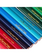 Карандаши Calligrata, цветные, 24 цвета, супермягкие, диаметр грифеля 3 мм, 5B - Фото 8