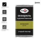 Акварель художественная в кювете 2,6 мл, Гамма "Старый Мастер", оливковая, 200521520 - фото 23989313