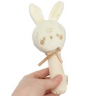 Игрушка - пищалка M&B «Новогодний зайка», бежевый - Фото 4