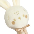 Игрушка - пищалка M&B «Новогодний зайка», бежевый - Фото 5