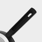 Сковорода Доляна «Первый дом», d=18 см, антипригарное покрытие, индукция, алюминий, чёрная - Фото 5