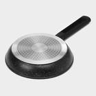 Сковорода Доляна «Первый дом», d=18 см, антипригарное покрытие, индукция, алюминий, чёрная - Фото 6