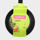 Сковорода Доляна «Первый дом», d=18 см, антипригарное покрытие, индукция, алюминий, чёрная - Фото 9