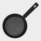 Сковорода Доляна «Первый дом», d=20 см, антипригарное покрытие, индукция, алюминий, чёрная - Фото 3