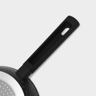 Сковорода Доляна «Первый дом», d=22 см, кованый алюминий, антипригарное покрытие, индукция, чёрная - Фото 5