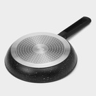 Сковорода Доляна «Первый дом», d=22 см, кованый алюминий, антипригарное покрытие, индукция, чёрная - Фото 6