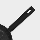 Сковорода Доляна «Первый дом», d=26 см, кованый алюминий, антипригарное покрытие, индукция, чёрная - Фото 4