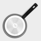 Ковш с крышкой Доляна «Первый дом», 1.2 л, d=18 см, антипригарное покрытие, индукция, алюминий, чёрный - Фото 9