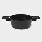 Кастрюля Доляна «Первый дом», 2.5 л, d=20 см, с крышкой, антипригарное покрытие, индукция, алюминий, чёрная - Фото 5