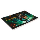 Альбом для рисования А4 40 листов, на скрепке "Аниме", обложка мелованный картон, ВД-лак, блок 100 г/м2 - Фото 2