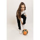 Брюки спортивные для девочек Isee, рост 122-128 см, цвет чёрный - Фото 10