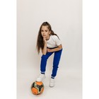 Брюки спортивные для девочек Isee, рост 122-128 см, цвет синий - Фото 9