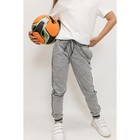 Брюки спортивные для девочек Isee, рост 122-128 см, цвет серый - Фото 5