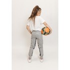Брюки спортивные для девочек Isee, рост 122-128 см, цвет серый - Фото 7