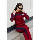 Костюм спортивный женский Isee, размер 44, цвет бордовый - Фото 5