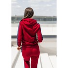 Костюм спортивный женский Isee, размер 44, цвет бордовый - Фото 7