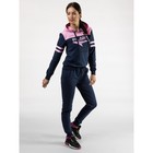 Костюм спортивный женский Isee, размер 44, цвет синий, розовый - Фото 4