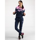 Костюм спортивный женский Isee, размер 44, цвет синий, розовый - Фото 5