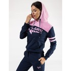 Костюм спортивный женский Isee, размер 44, цвет синий, розовый - Фото 2