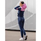 Костюм спортивный женский Isee, размер 44, цвет синий, розовый - Фото 6