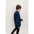 Сорочка верхняя для мальчиков Isee, рост 110-116 см, цвет тёмно-синий - Фото 9