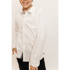 Сорочка верхняя для мальчиков Isee, рост 110-116 см, цвет белый - Фото 6