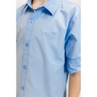 Сорочка верхняя для мальчиков Isee, рост 110-116 см, цвет голубой - Фото 6