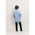 Сорочка верхняя для мальчиков Isee, рост 110-116 см, цвет голубой - Фото 7