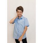 Сорочка верхняя для мальчиков Isee, рост 110-116 см, цвет голубой - Фото 3