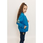 Костюм спортивный для девочек Isee, рост 128-134 см, цвет бирюзовый, синий - фото 27811891