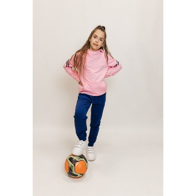 Костюм спортивный для девочек Isee, рост 122-128 см, цвет розовый, синий