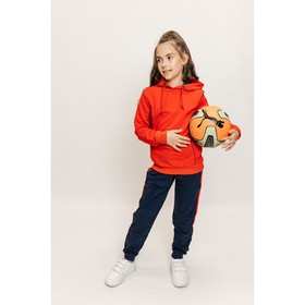Костюм спортивный для девочек Isee, рост 146-152 см, цвет красный, синий