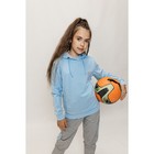 Костюм спортивный для девочек Isee, рост 128-134 см, цвет голубой, серый - Фото 11