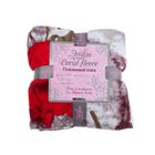 Плед "Этель корал" 2 сп Роза 180*200 см, 100% п/э, корал-флис, 220 гр/м2 - Фото 2