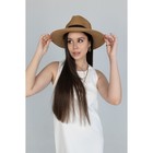 Шляпа женская Isee, размер 54-58, цвет бежевый - Фото 5