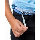 Брюки для мальчиков Isee, рост 164-170 см, цвет чёрный - фото 27811926