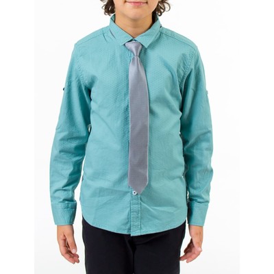 Рубашка для мальчиков Isee, рост 164-170 см, зелёная